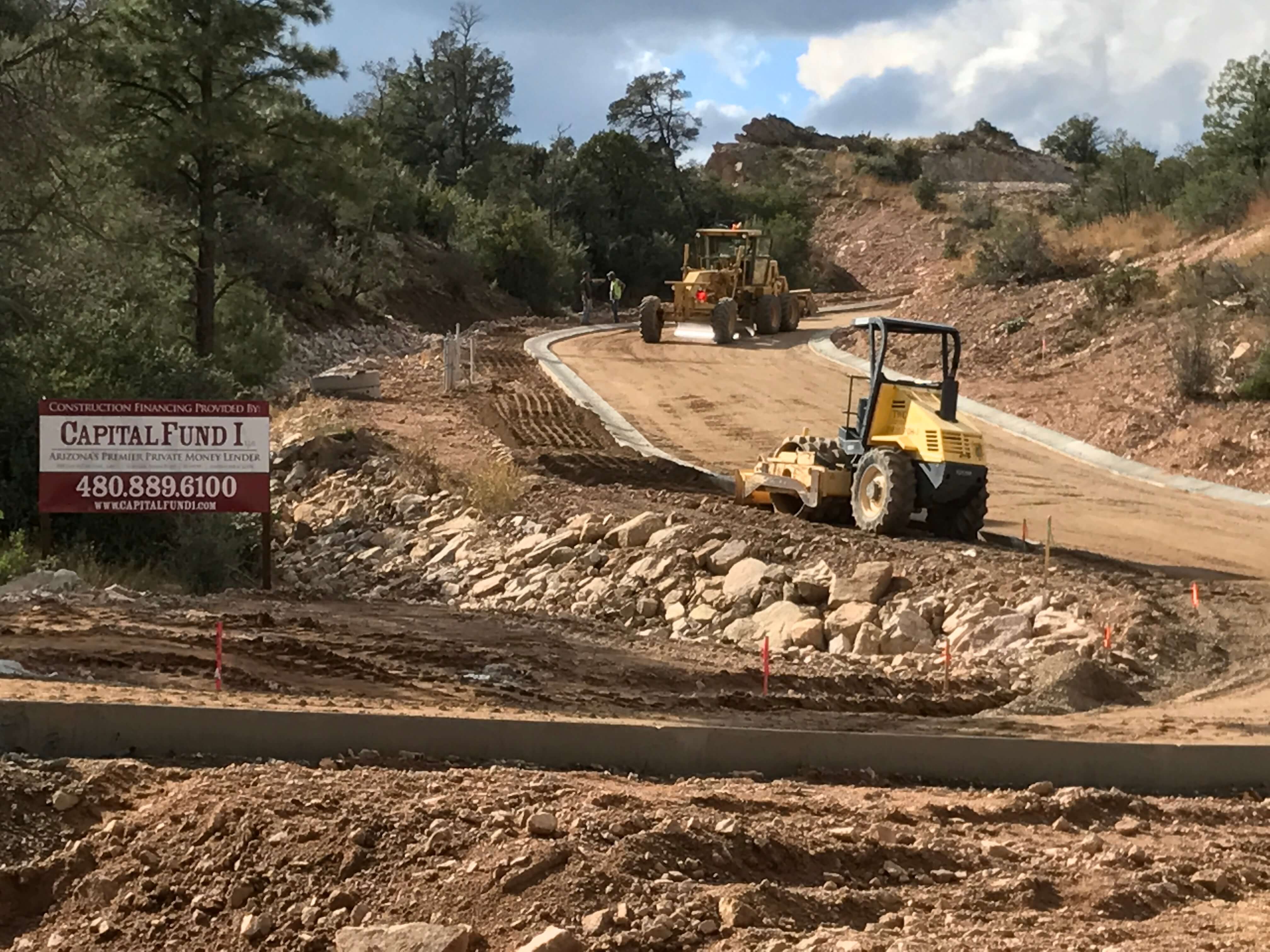 Construction site in Prescott